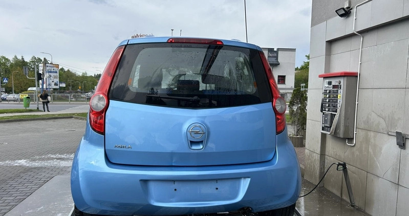 Opel Agila cena 14900 przebieg: 107000, rok produkcji 2009 z Tyczyn małe 121